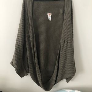 Military Green Cardigan